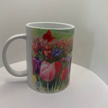 Spring Tulips Ceramic Mug