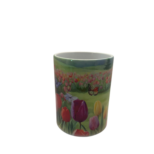 Spring Tulips Ceramic Mug